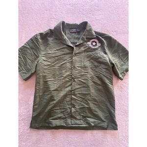 Goodguys Rod & Custom Association Mens Work Shirt Olive Green Large GGMW19-107